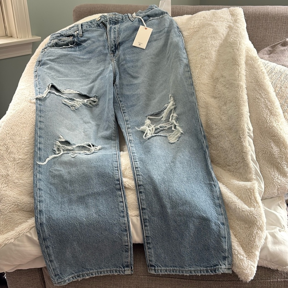 Good American Good Boy Jeans Sz 12 / 31 NWT